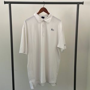 White Golf Shirt